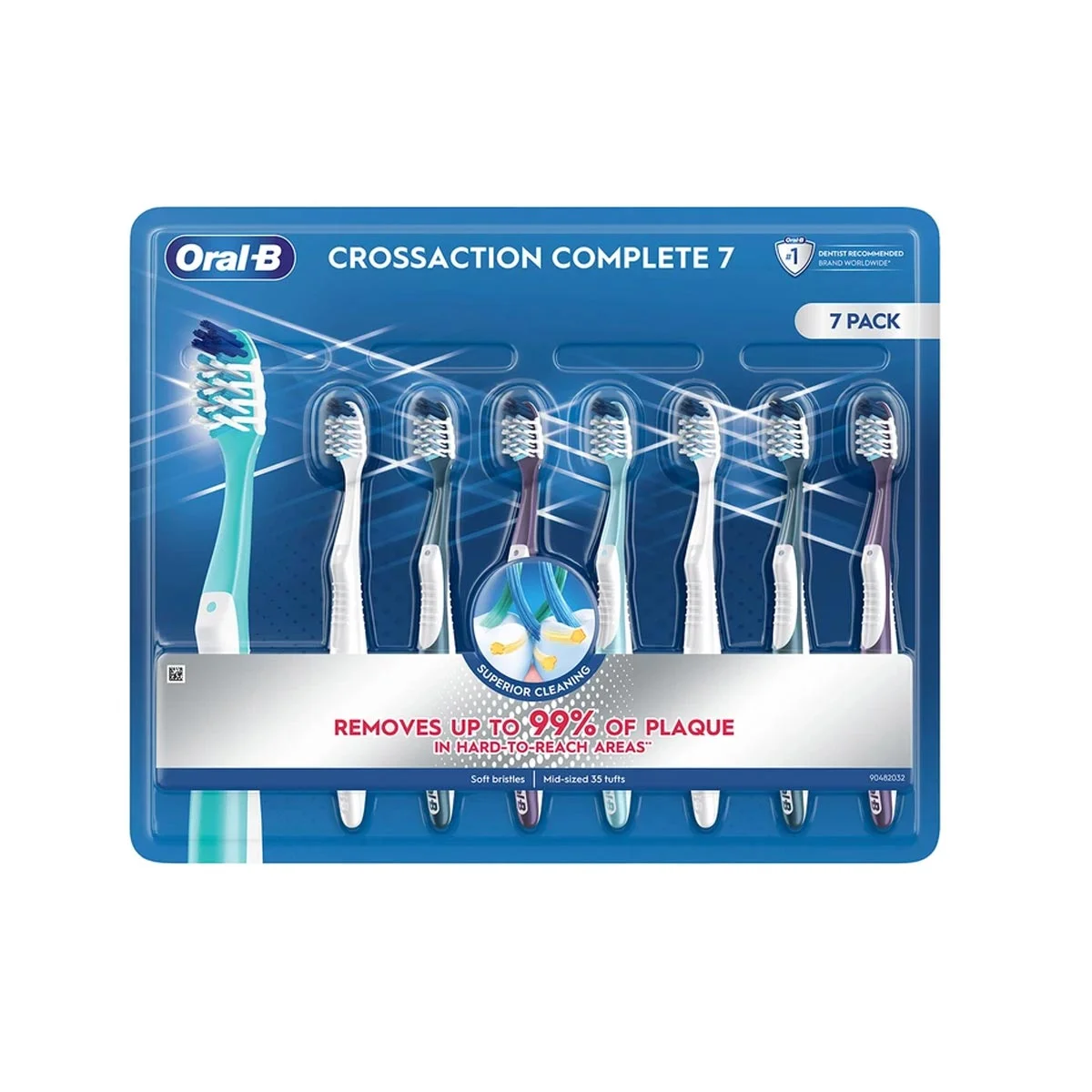 ORAL-B 오랄비 크로스액션 컴플릿7 칫솔 7개
