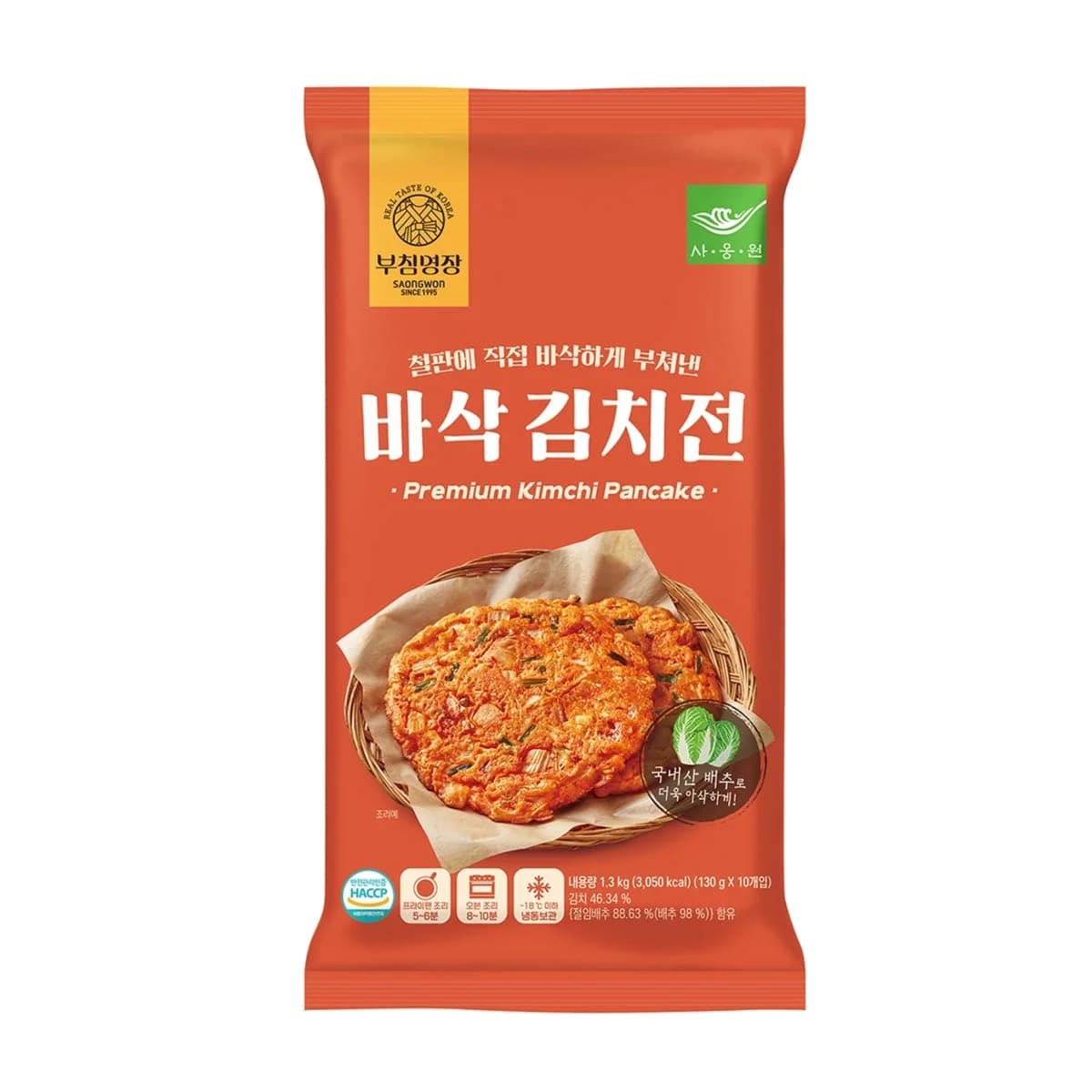 사옹원 부침명장 바삭 김치전 130GX10장