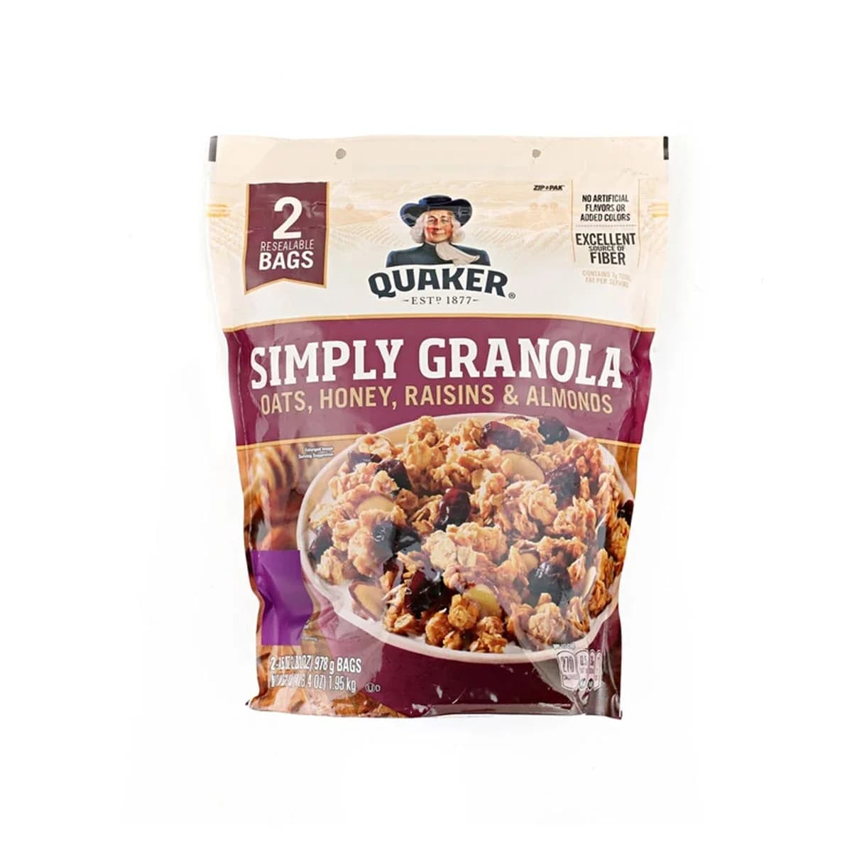 퀘이커 QUAKER 심플리 그래놀라 978G X 2