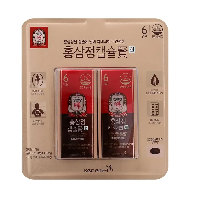 정관장 홍삼정 캡슐 현 500mg x 100캡슐