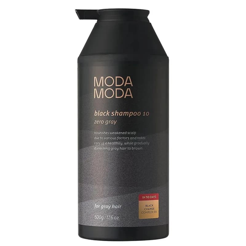 MODAMODA 모다모다 제로그레이 블랙 샴푸 500G