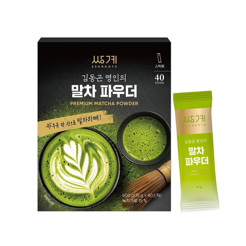 쌍계 김동곤 명인의 말차 파우더 15GX40