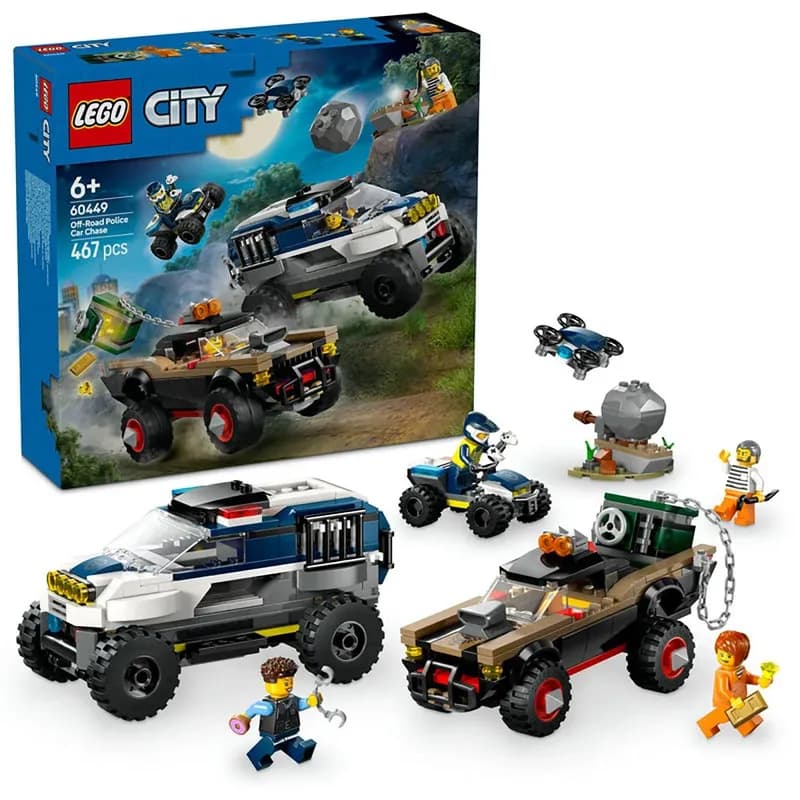 레고 시티 LEGO CITY 경찰과 도둑 경찰차 추격전 #60449