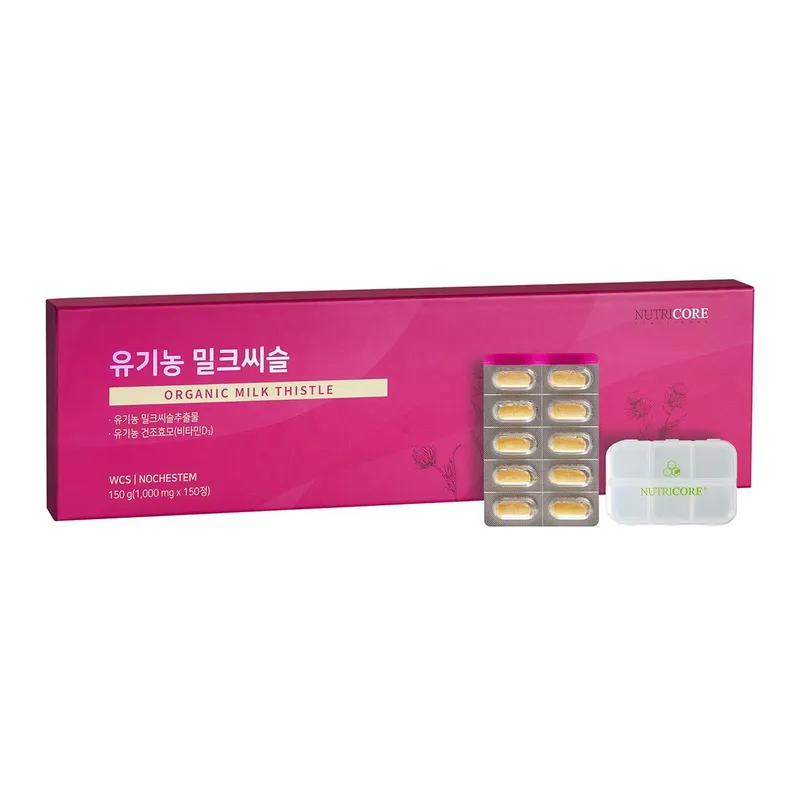 뉴트리코어 유기농 밀크씨슬 1000MG X 150정