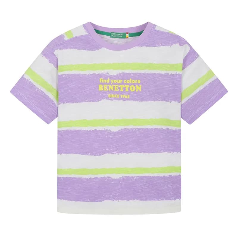 베네통 BENETTON 키즈 반소매 반팔 티셔츠