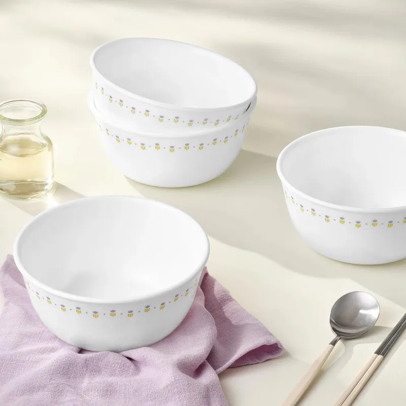 코렐 CORELLE 쁘띠튤립 면기세트 4P