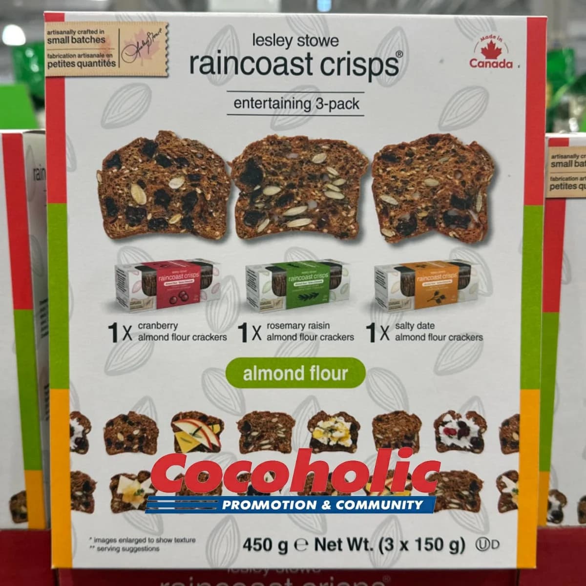 LESLEY STOWE 레인코스트크리스프 450G/150GX3