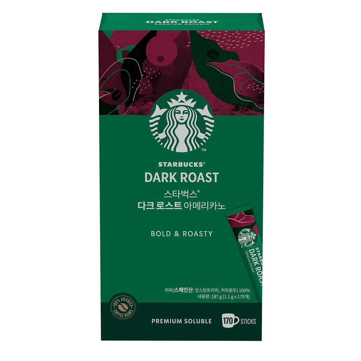 STARBUCKS 다크 아메리카노 1.1G X 170CT