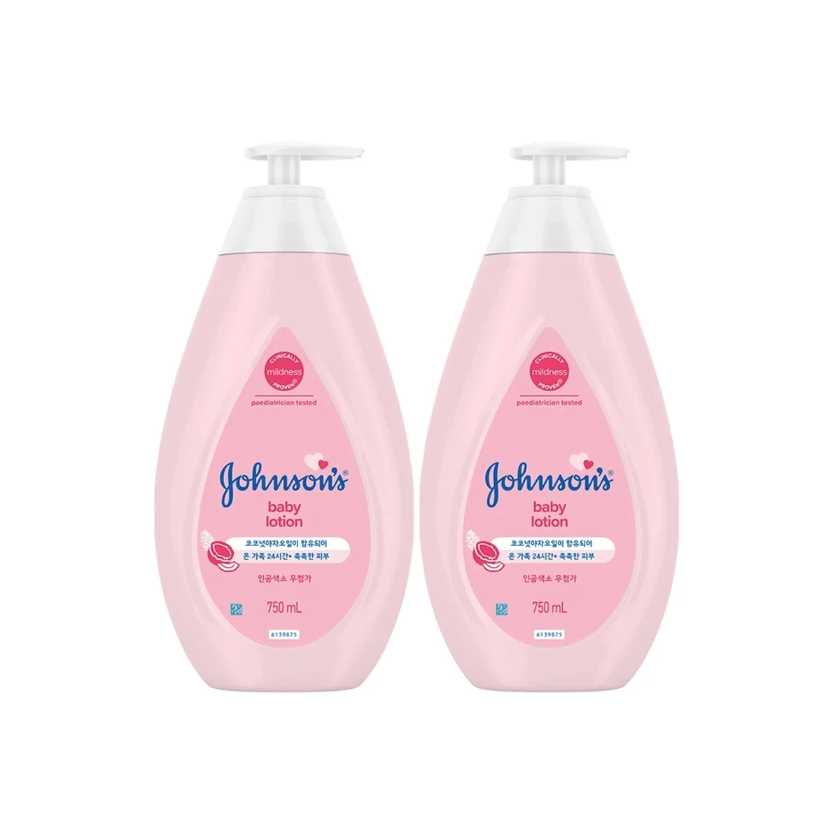 JOHNSON'S 존슨즈 핑크 베이비 로션 750ML X 2개