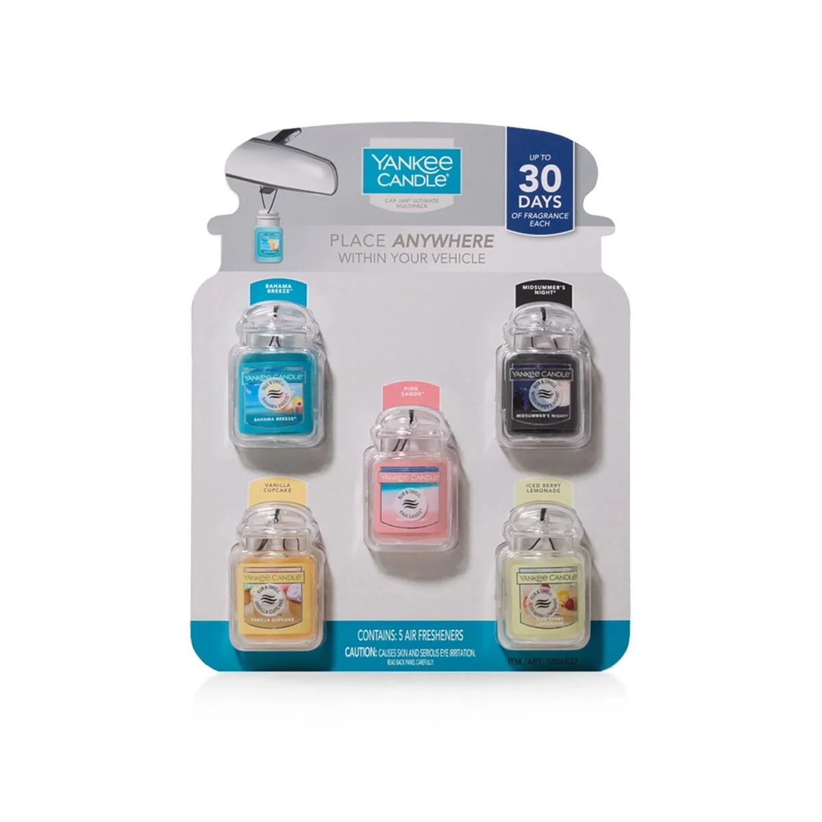 YANKEE CANDLE 양키캔들 차량용 방향제 5개