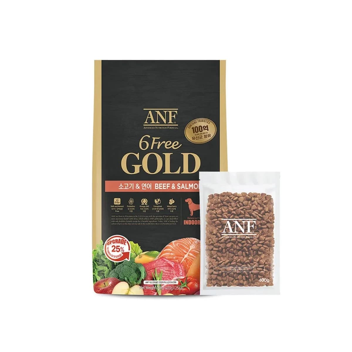 ANF 식스프리골드 애견사료 10KG (400G X 25팩)