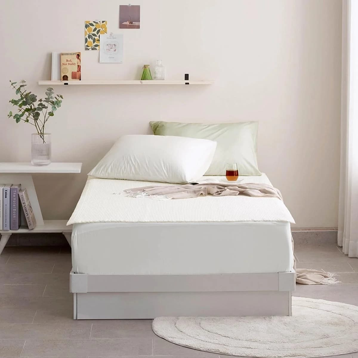 SOMNIA 면 워싱 패드 싱글사이즈 110X200CM