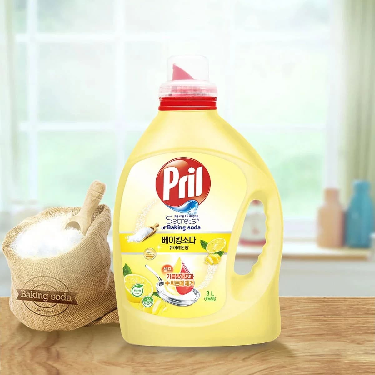 프릴 (헨켈) 베이킹소다 주방세제 3L/ 레몬향
