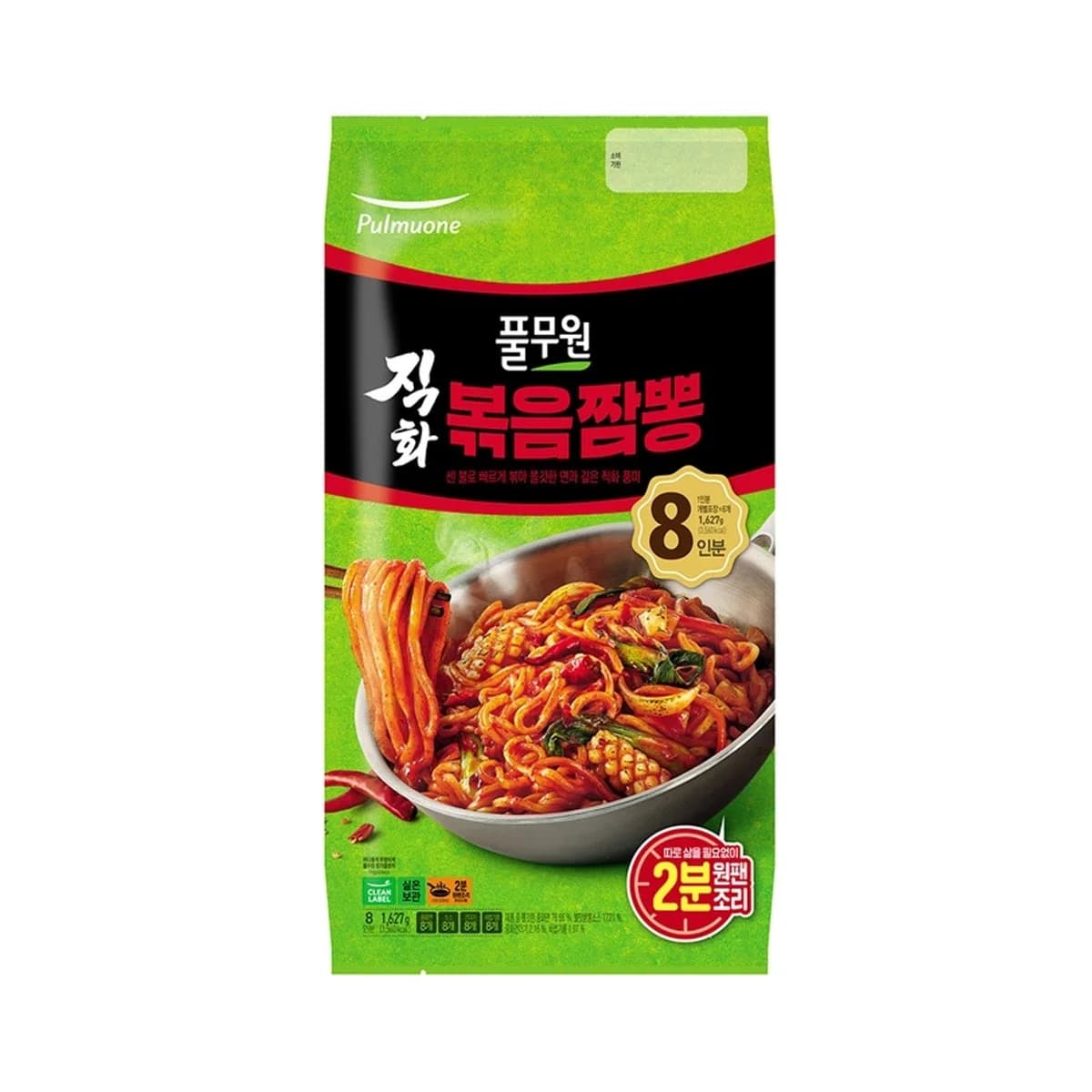 풀무원 볶음짬뽕 203.4G X 8