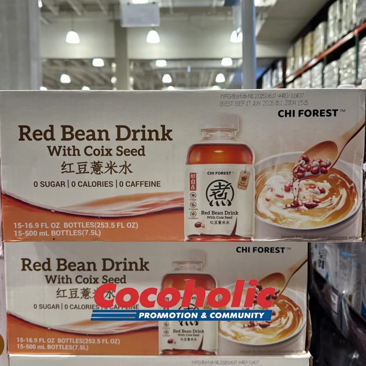 GENKI FOREST 팥차 500ML X 15