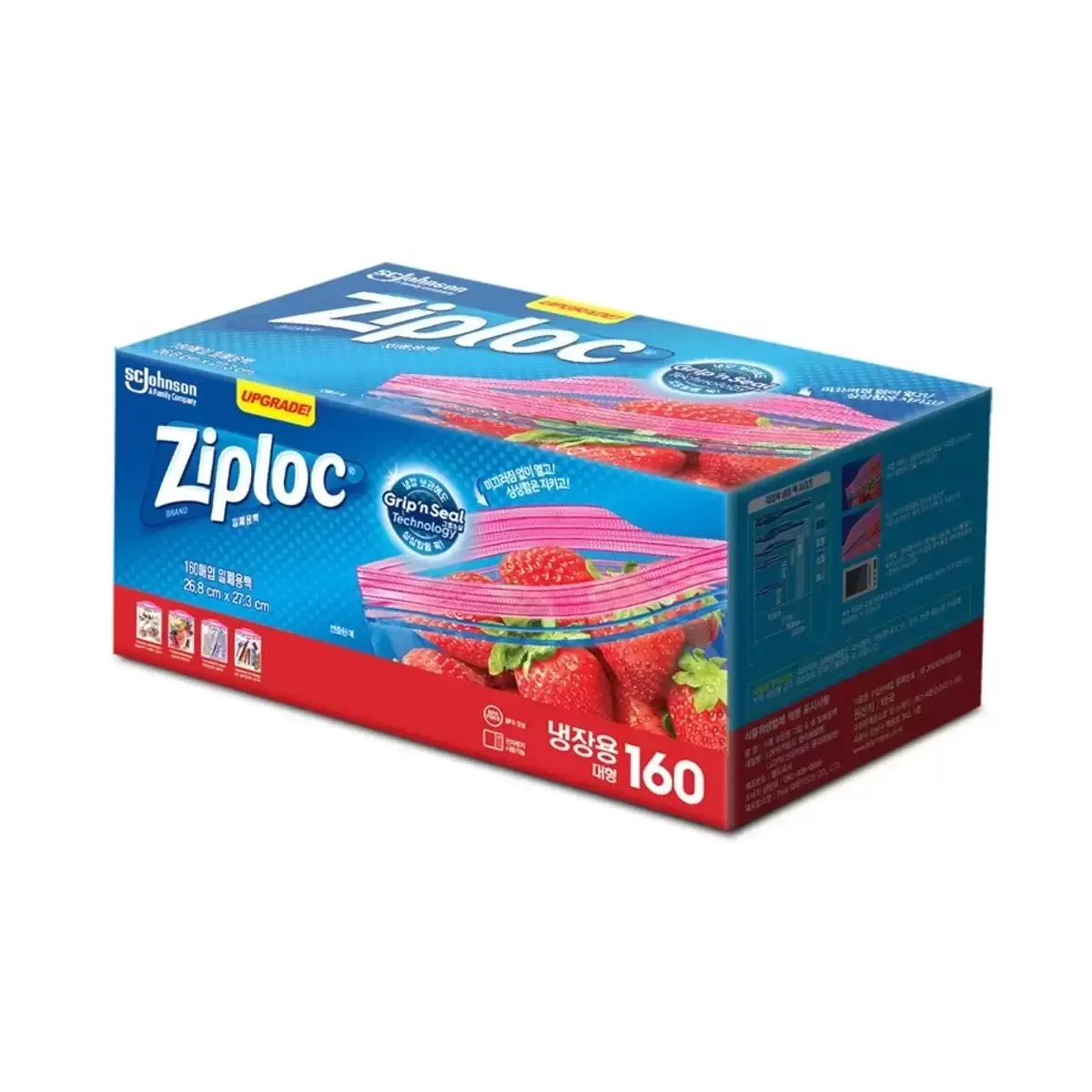 지퍼락 집락 ZIPLOC 스마트 지퍼팩 (대형) 160매