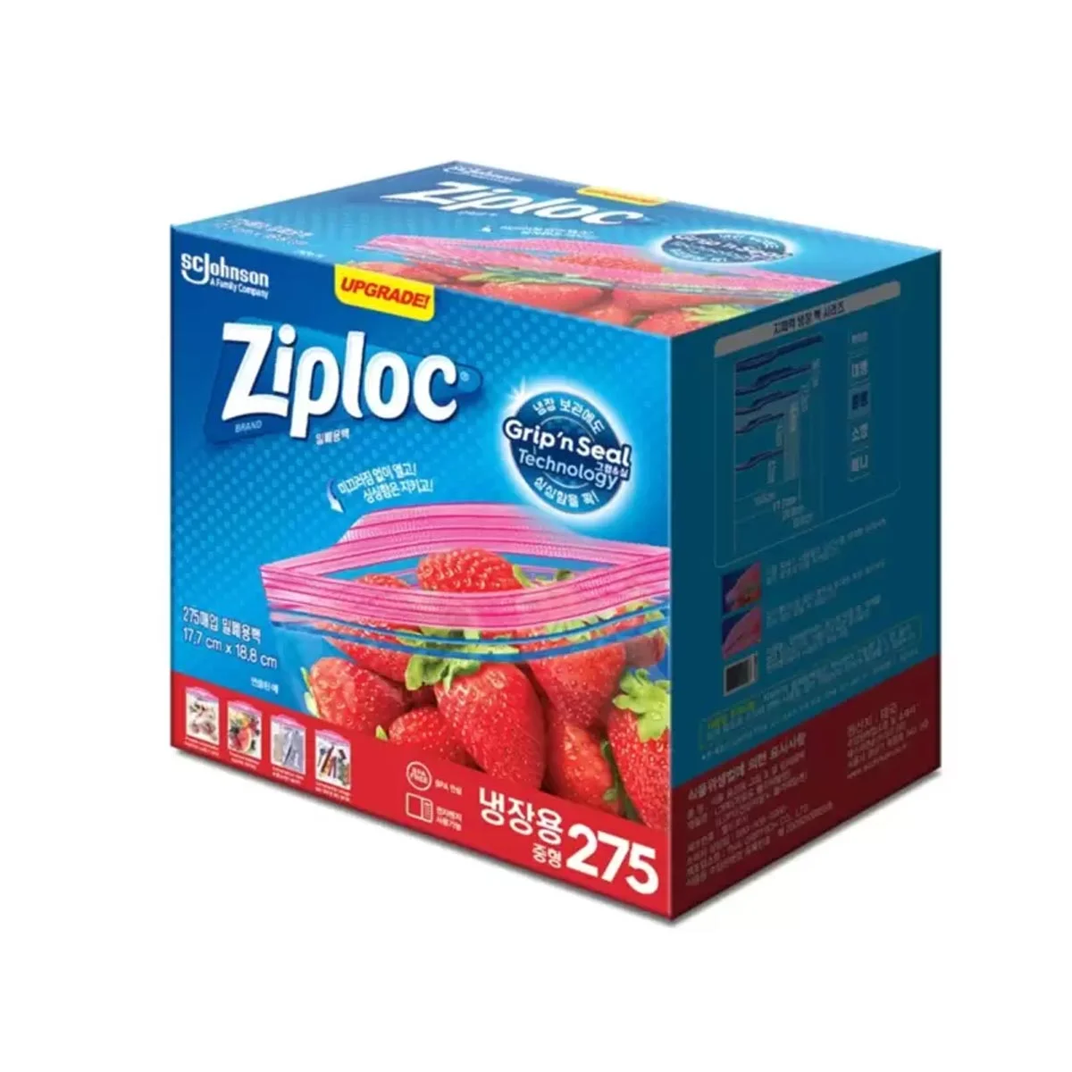 지퍼락 집락 ZIPLOC 스마트 지퍼팩 (중형) 275매