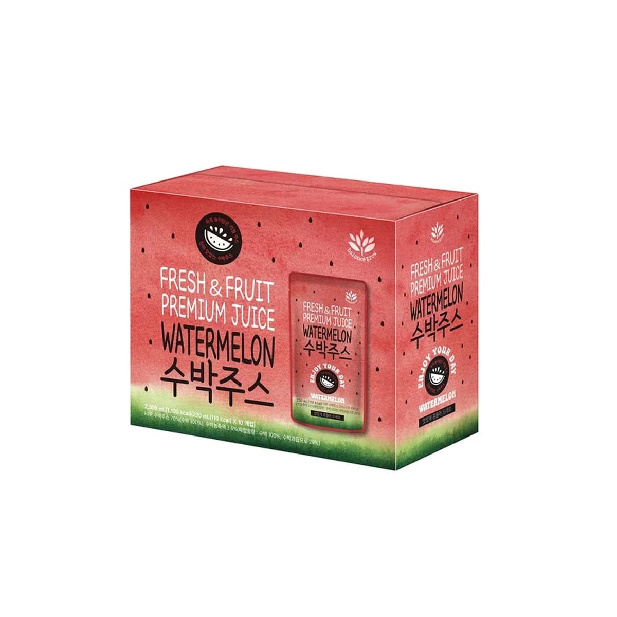 밸런스그로우 BALANCE GROW 수박 주스 230ML X 10