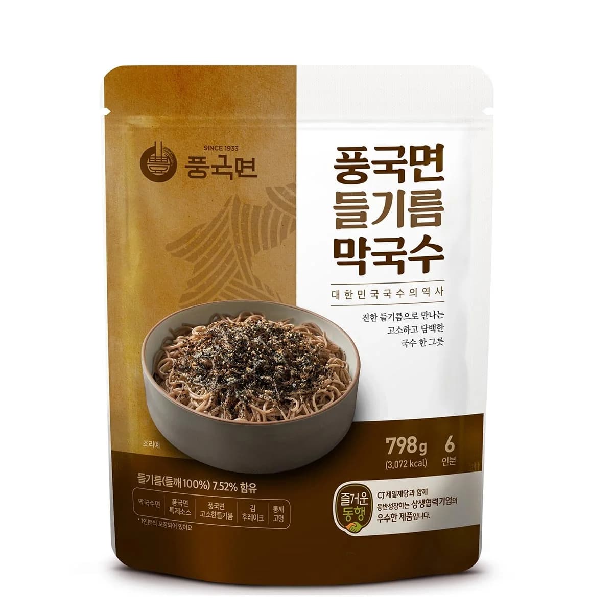 풍국면 들기름 막국수 798G (6인분)