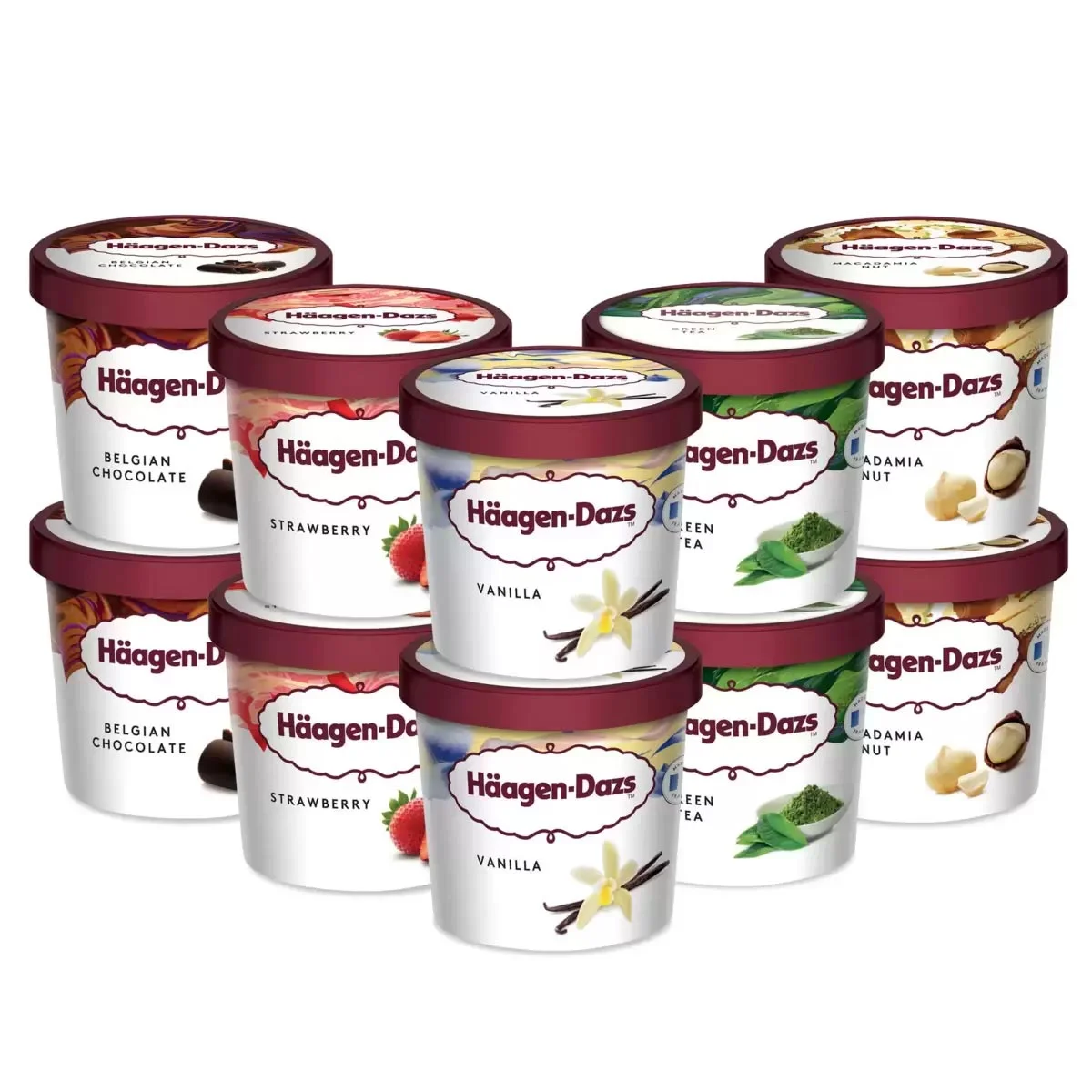 하겐다즈 HAAGEN-DAZS 미니컵 컬렉션 100ML X 10