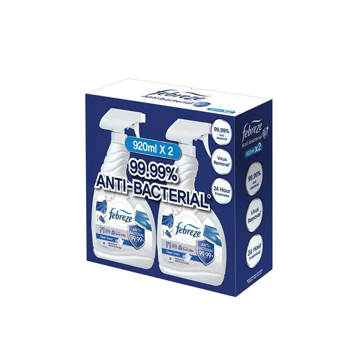 페브리즈 항균 깨끗한 향 920ML X 2개