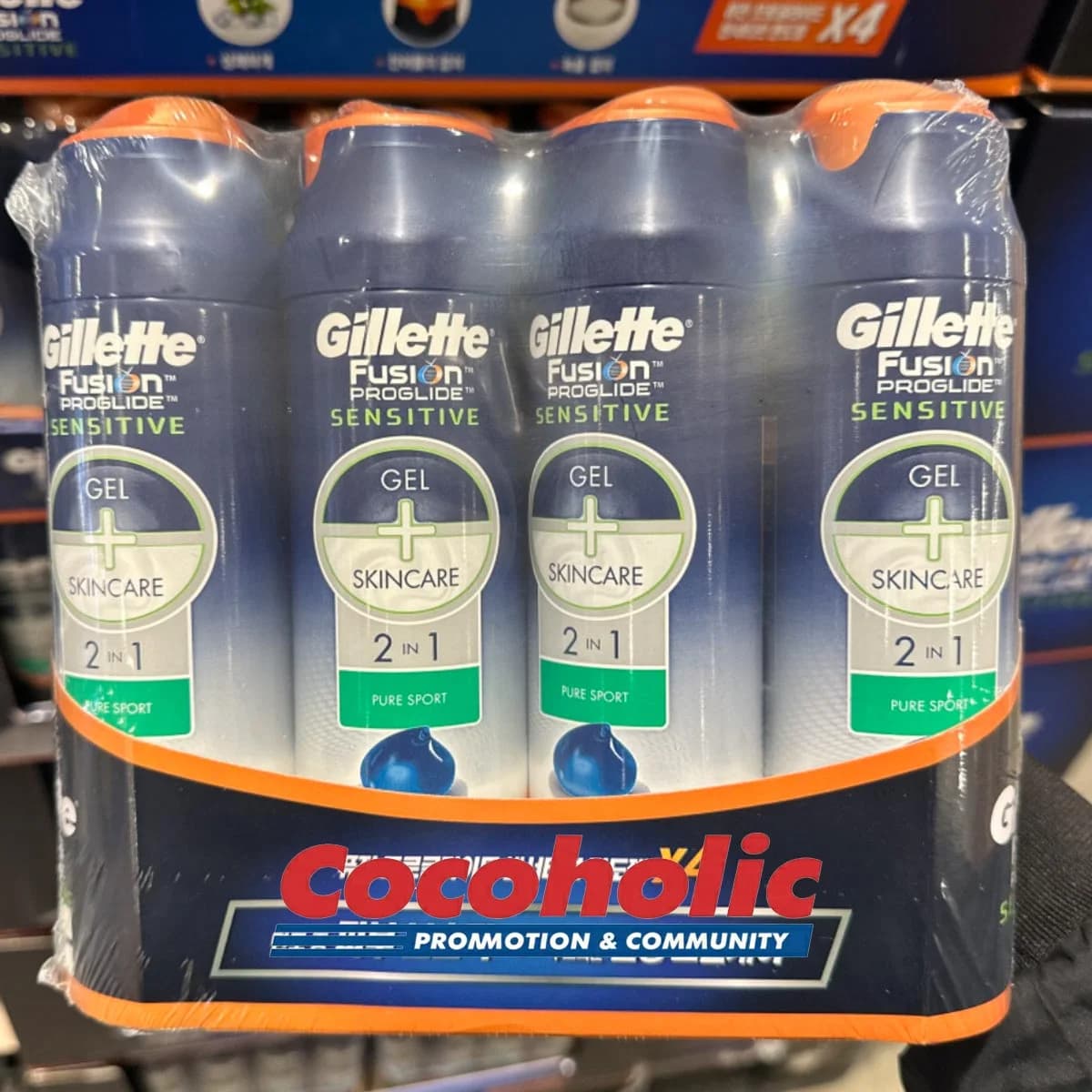 GILLETTE 질레트 퓨전 프로 글라이드젤 170G X 4개