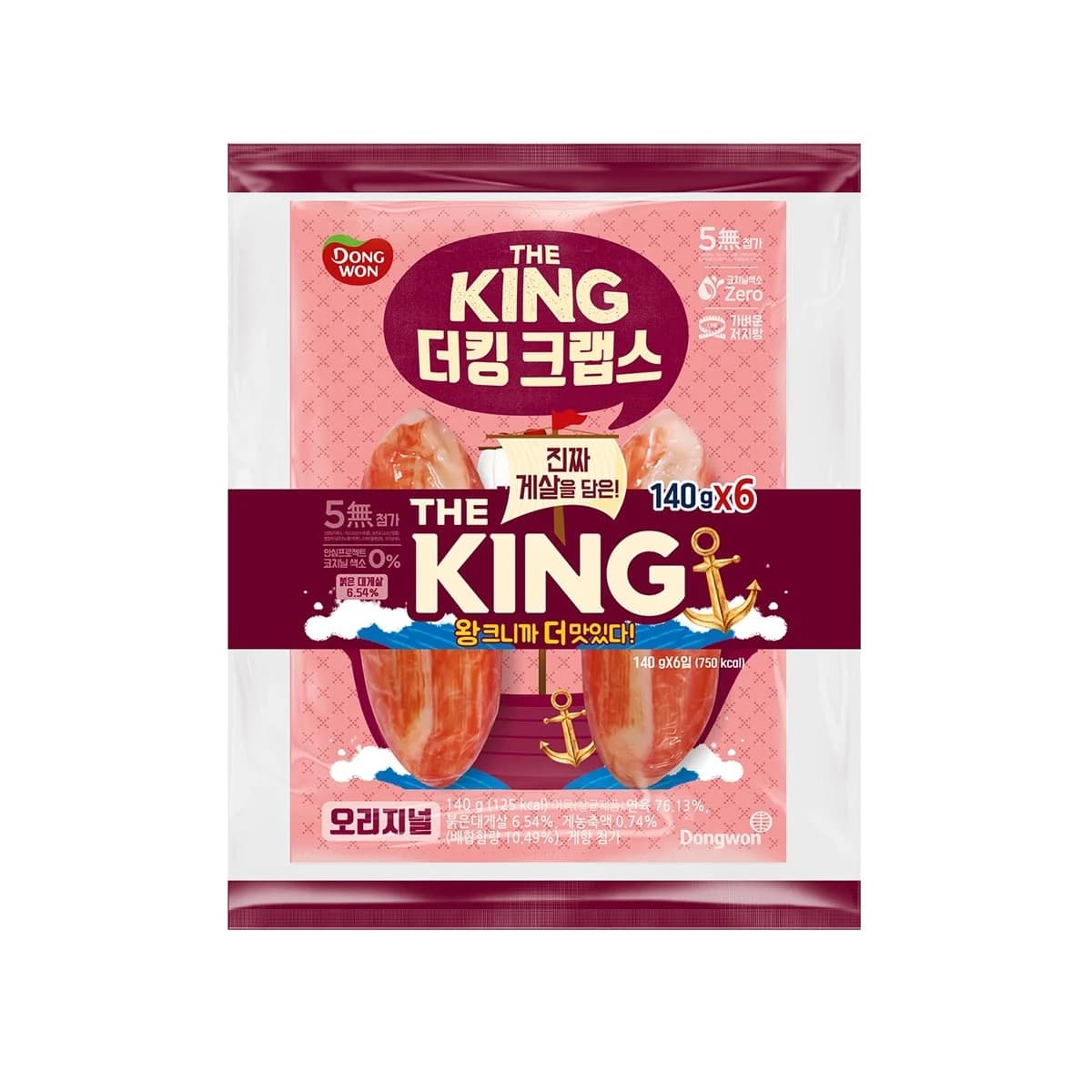 동원 더킹 크랩스 140G X 6