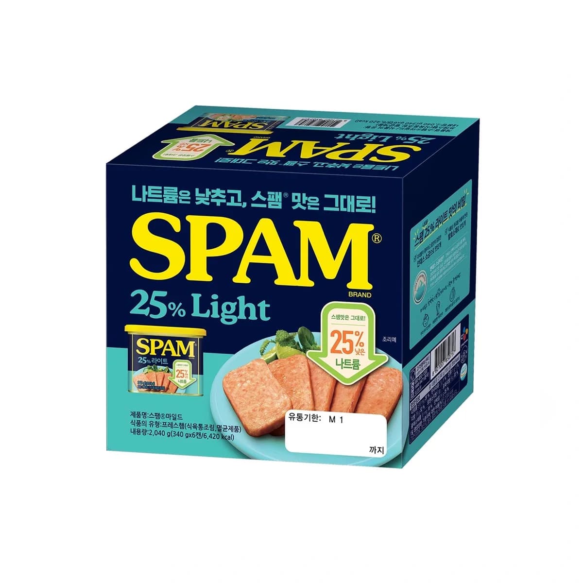 SPAM 스팸 라이트 340G X 6