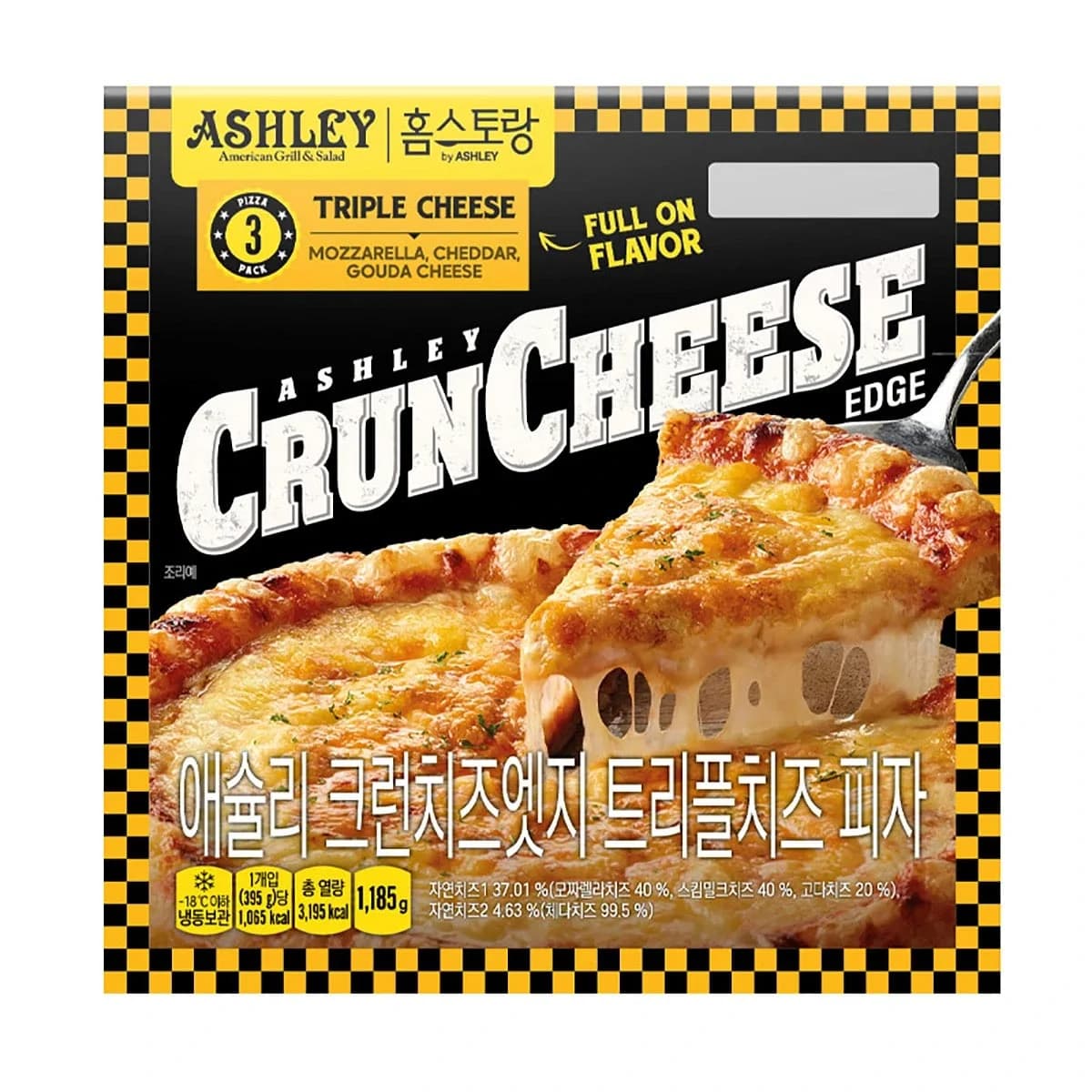 애슐리 트리플치즈피자 395G X 3