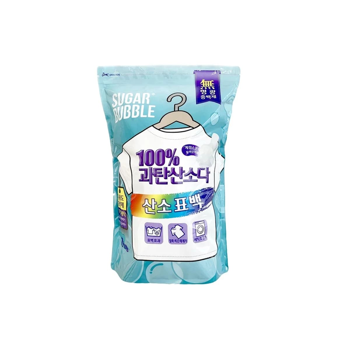 슈가버블 과탄산소다 표백제 7KG / 389G회분