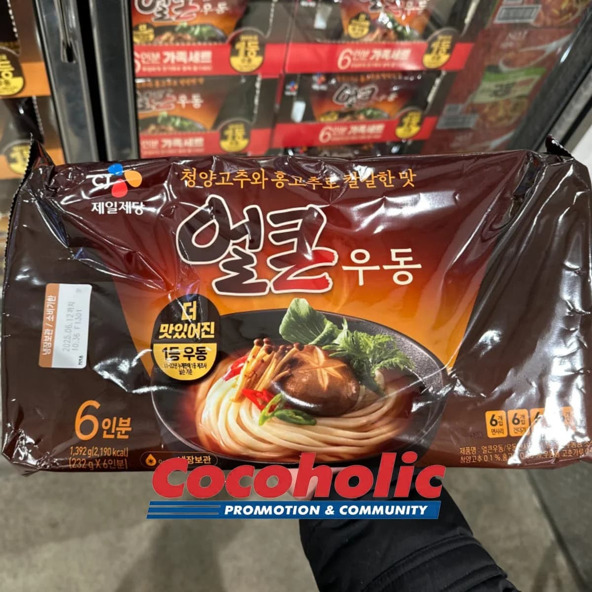 씨제이 얼큰우동 1,392G (6인분)