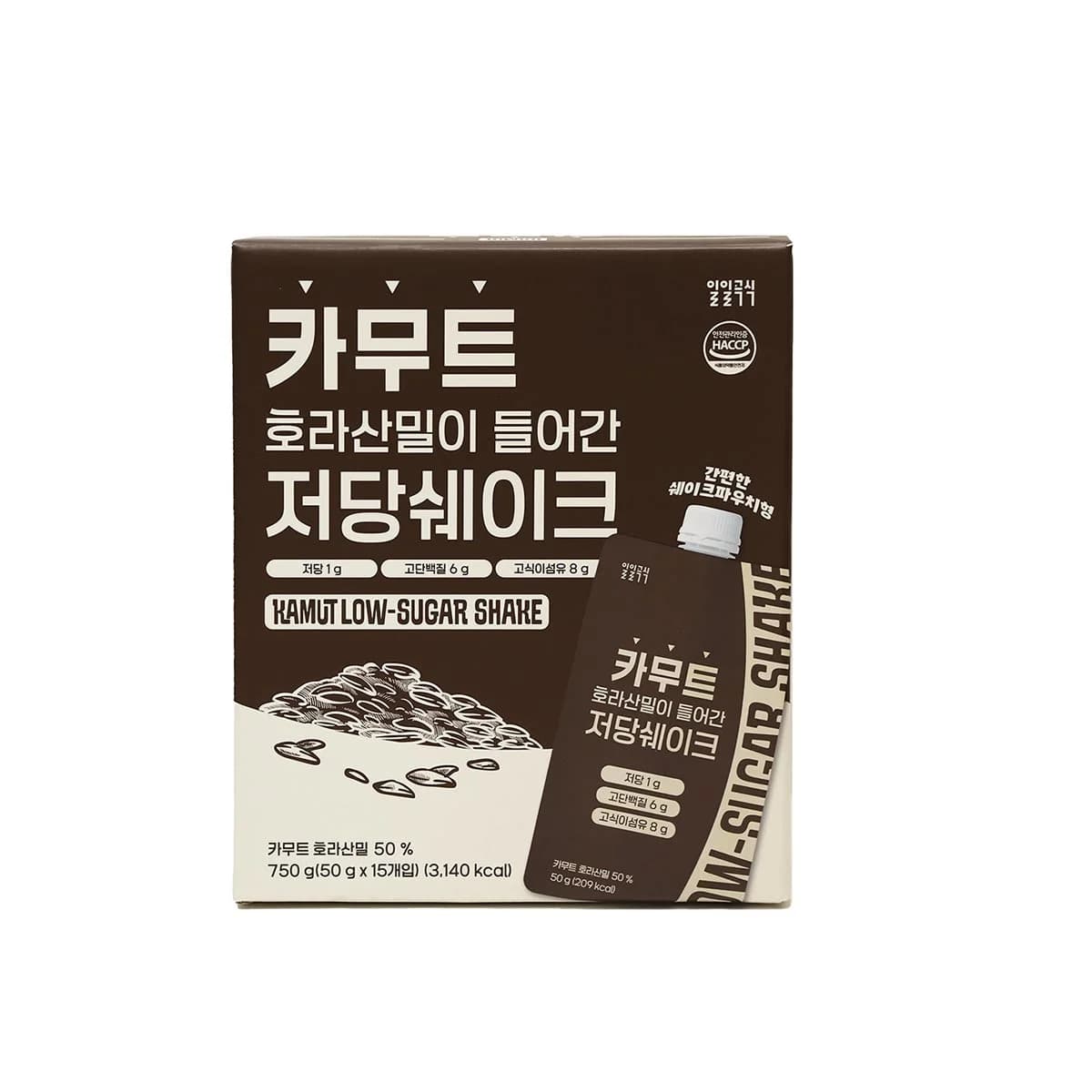 일일곡식 카무트 저당 쉐이크 50G X 15