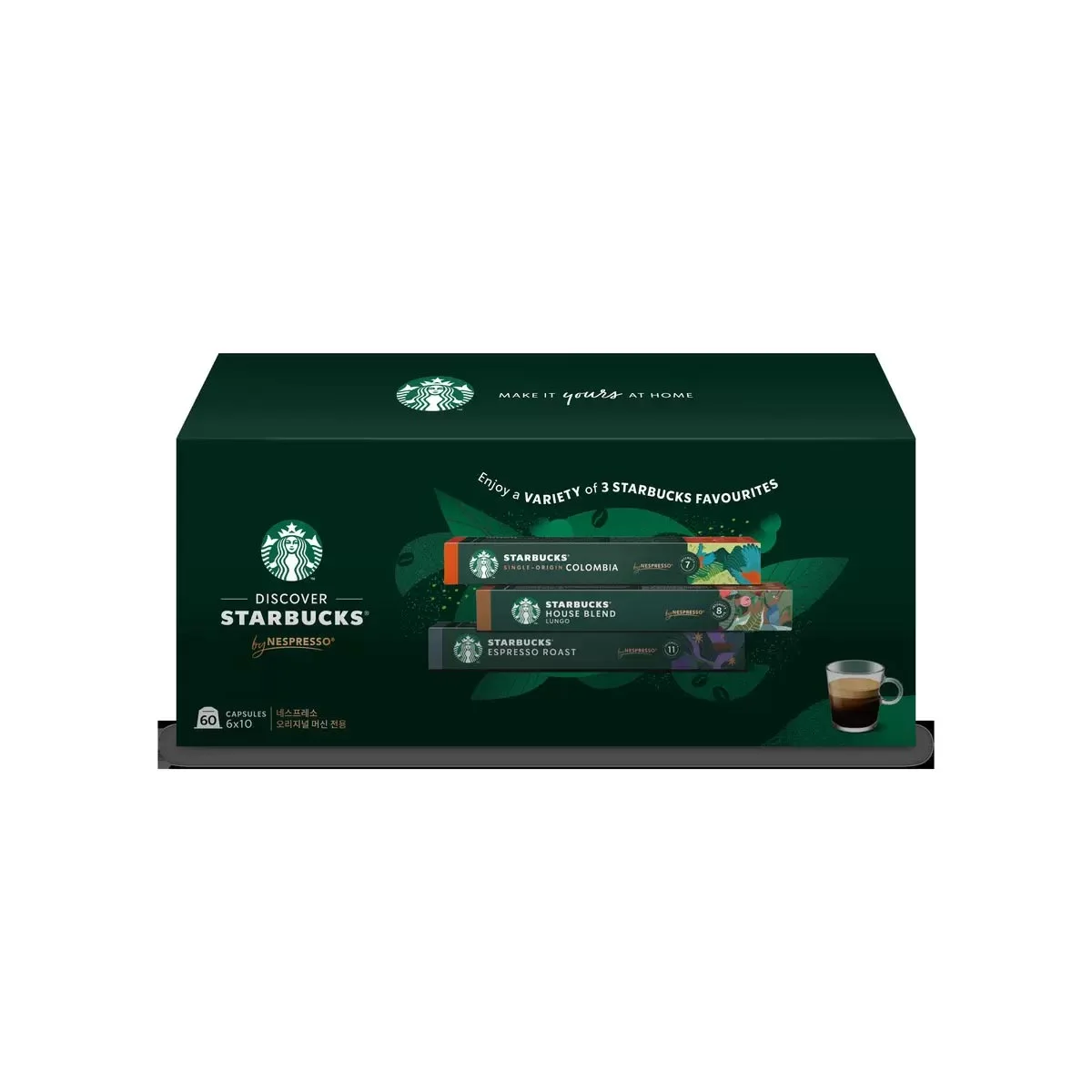 스타벅스 STARBUCKS BY 네스프레소 캡슐 60 CAPSULES