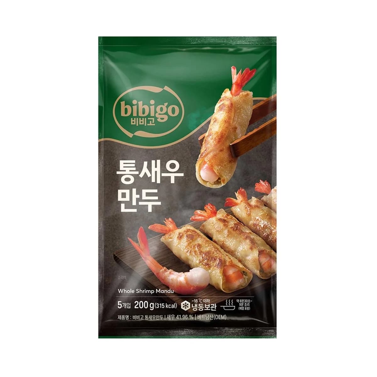 BIBIGO 비비고 통새우만두 200G X 4 (800G)