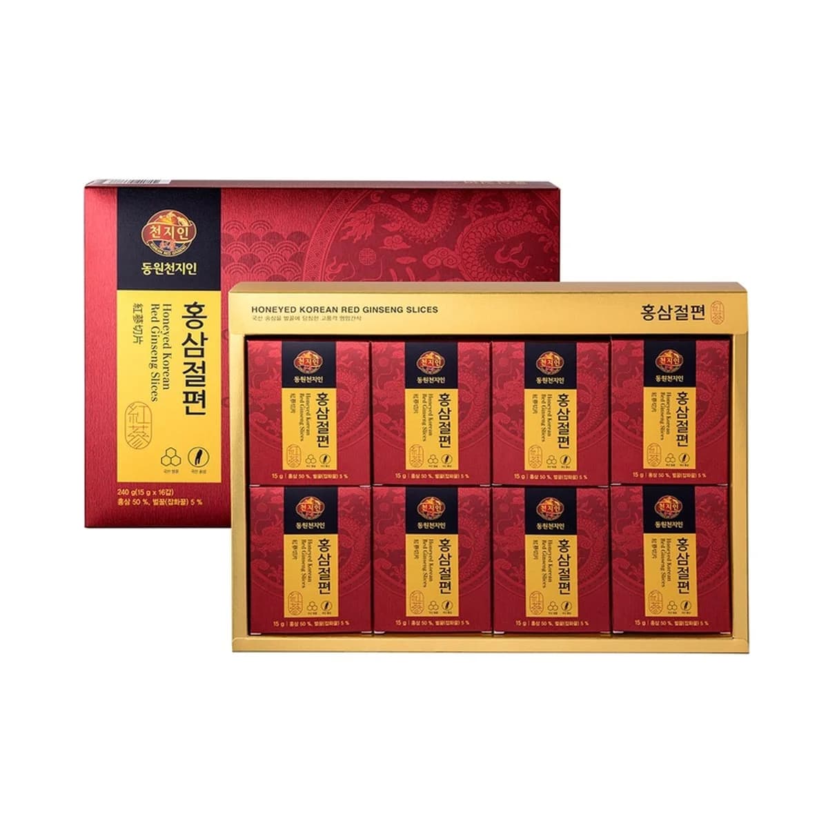 동원 천지인 홍삼절편 15G X 16갑