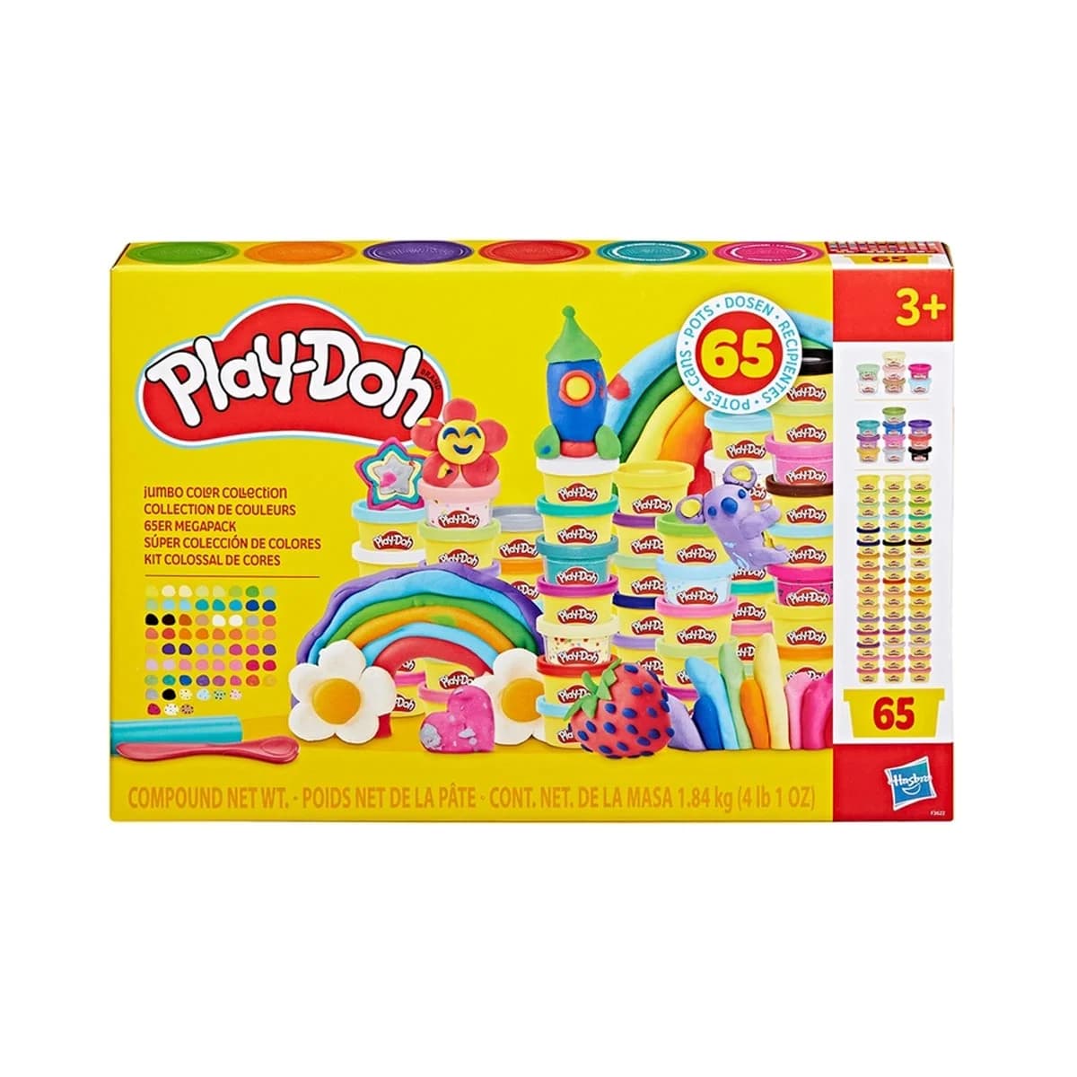 해즈브로 HASBRO 플레이도우 점보 컬러 컬렉션 65캔