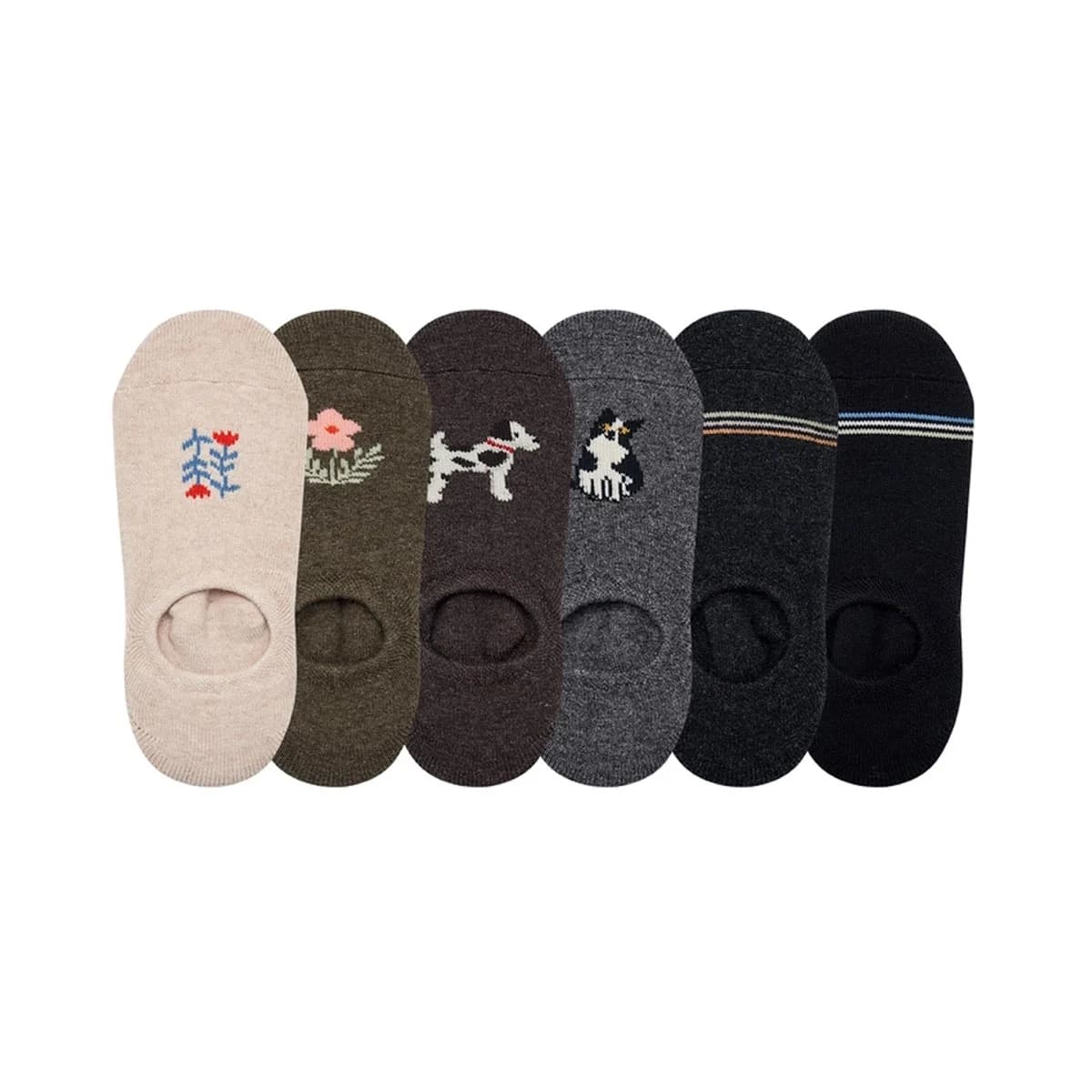 싹스탑 SOCKSTOP 여성 울덧신 6족 FREE SIZE