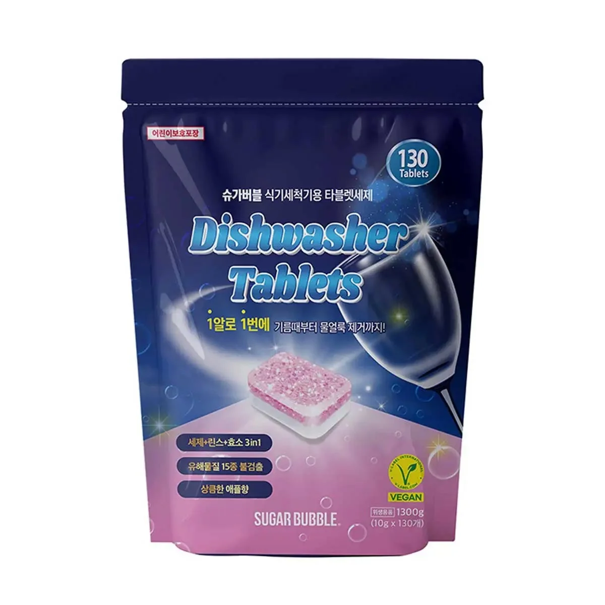 슈가버블 식기세척기 세제 10G X 130개