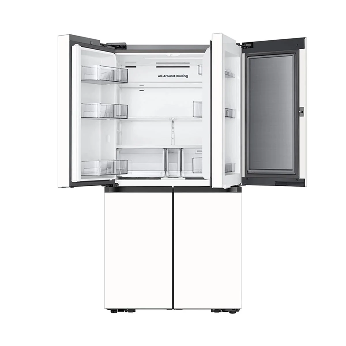 삼성전자 비스포크 4도어 AI 푸드쇼케이스 냉장고 902L RM70F90M1ZD