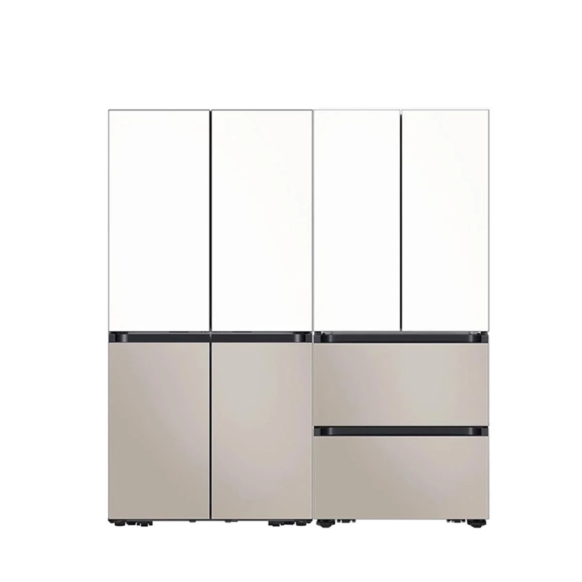 삼성전자 비스포크 AI 키친핏맥스 냉장고 및 김치냉장고 세트