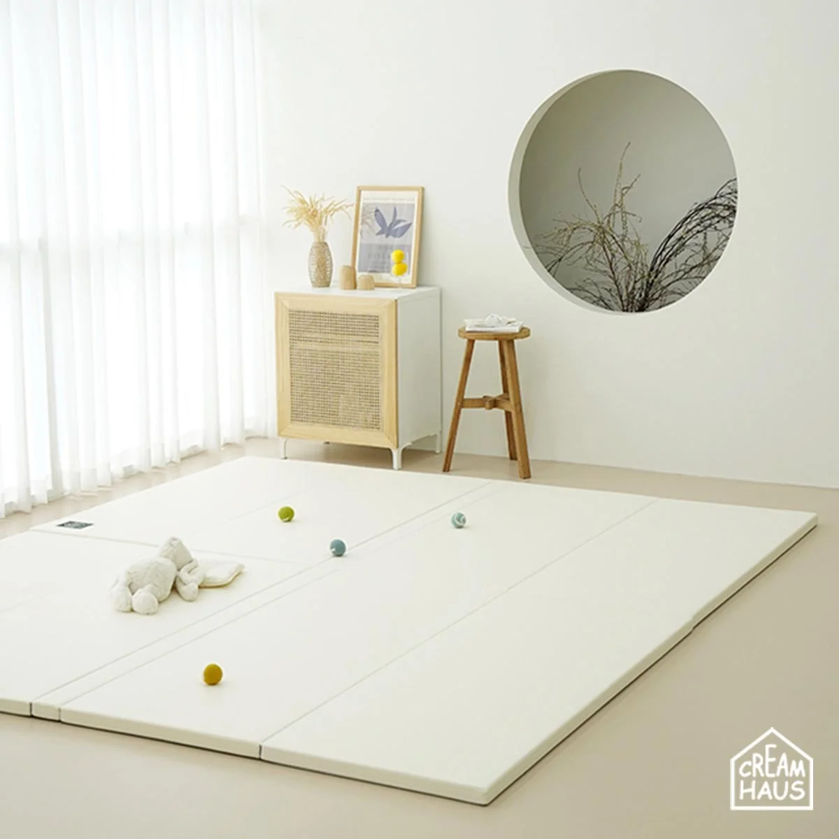 크림하우스 논슬립 프리 폴더 매트 140X210X4CM