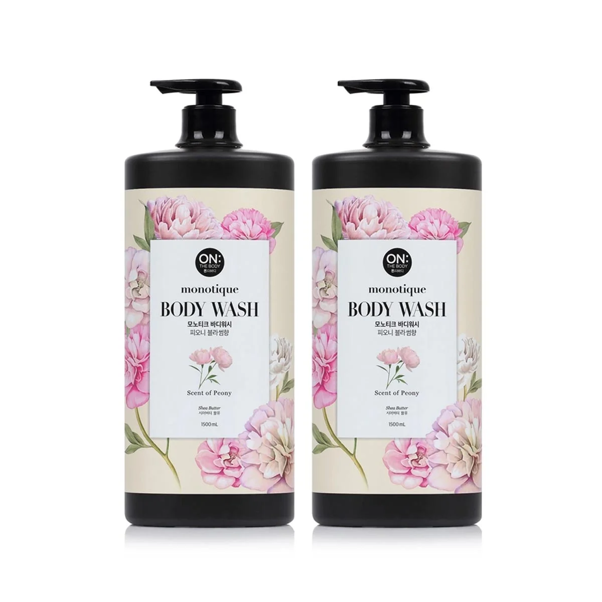 LG생활건강 모노티크 바디워시 대용량 1500ML X 2입