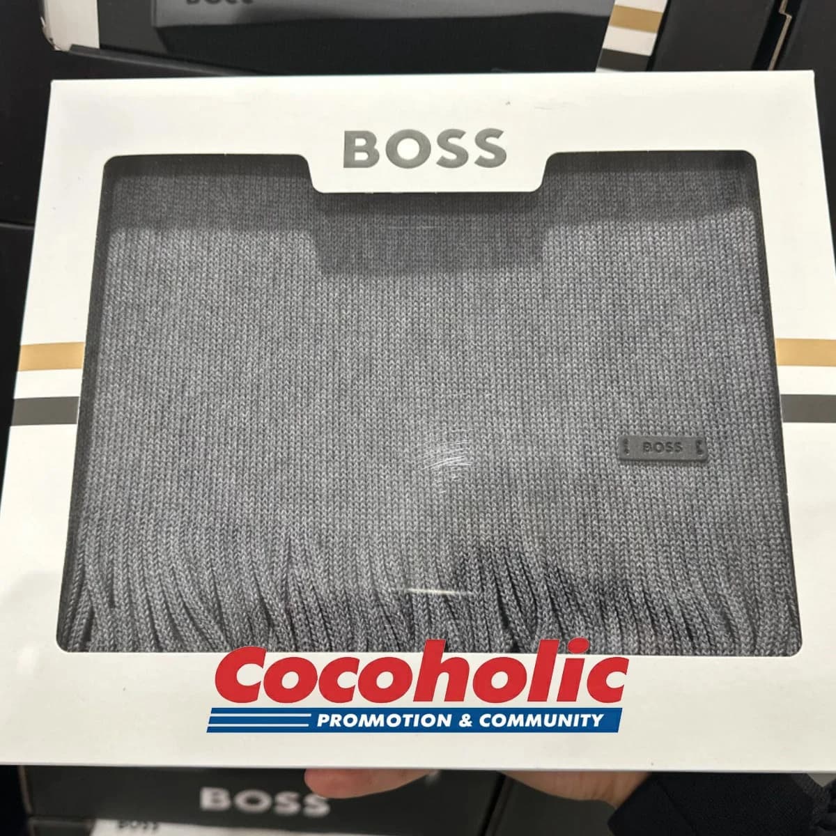 BOSS 울 머플러 ONE SIZE