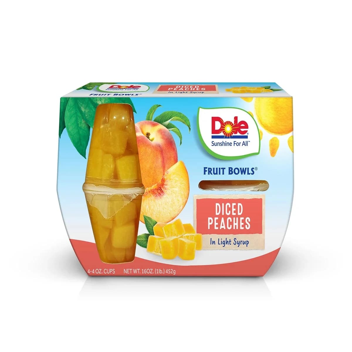 DOLE 복숭아 과일컵 113G X 16