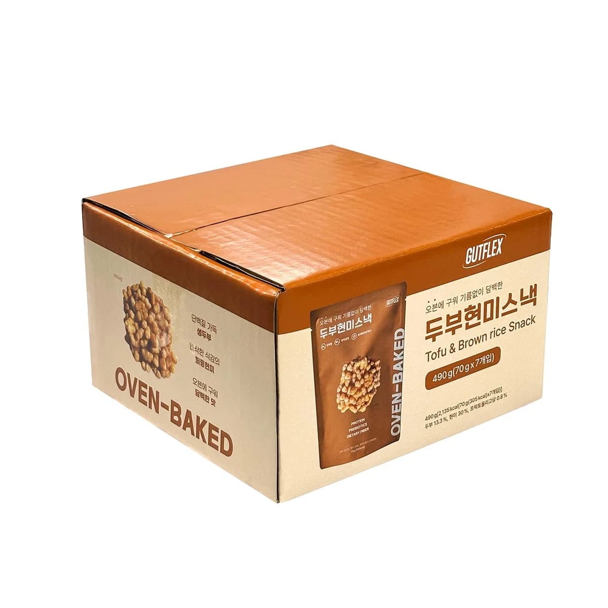 것플렉스 두부 현미 스낵 490G / 70G X 7