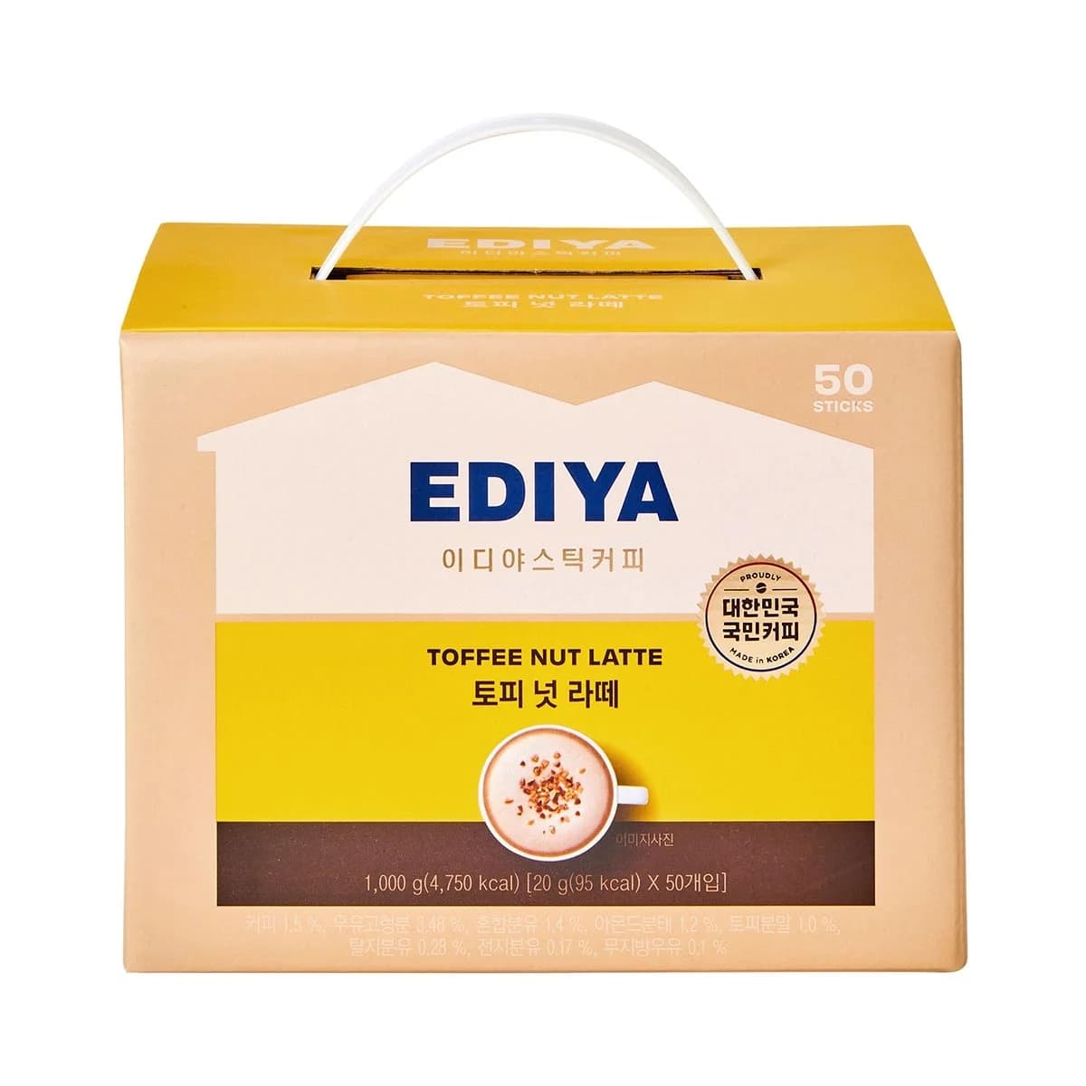 이디야 커피 EDIYA 토피넛라떼 20G X 50