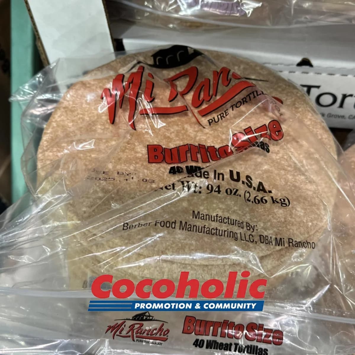 MI RANCHO 통밀 또띠아 2.66KG /40장