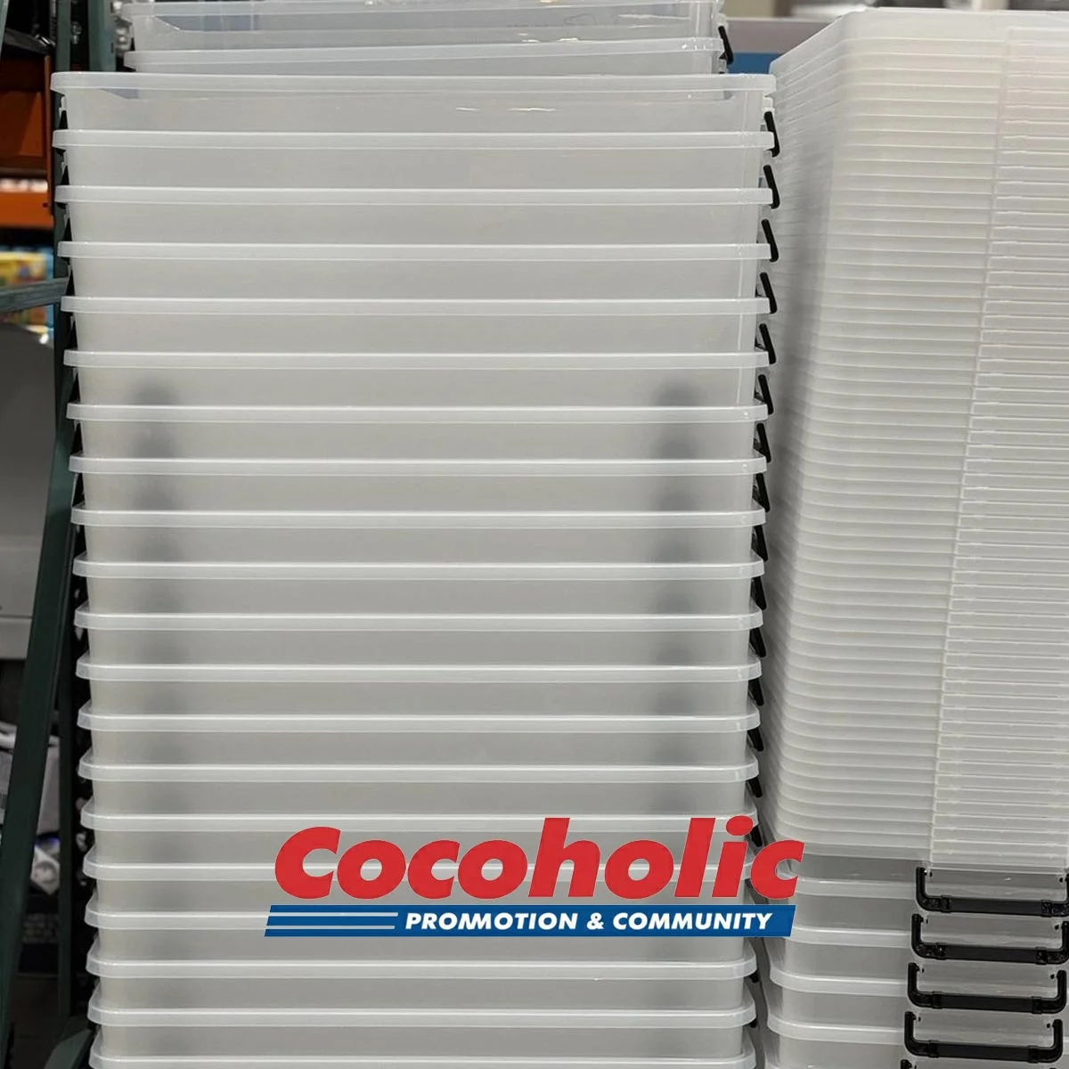 아이리스 IRIS 플라스틱 수납함 82L, 뚜껑포함