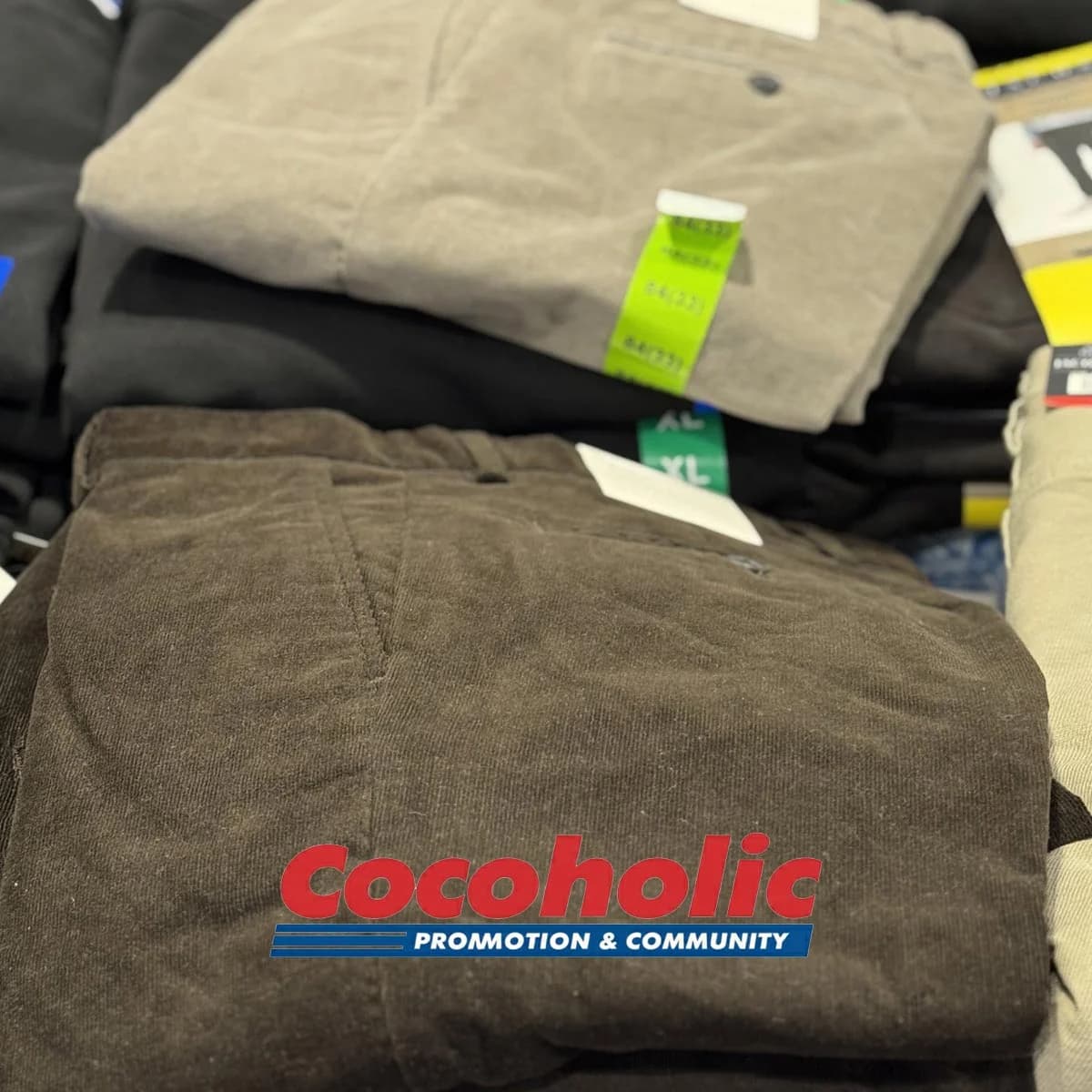 NORMAN FRENCH 남성 코듀로이 바지 30,32,33,34,36