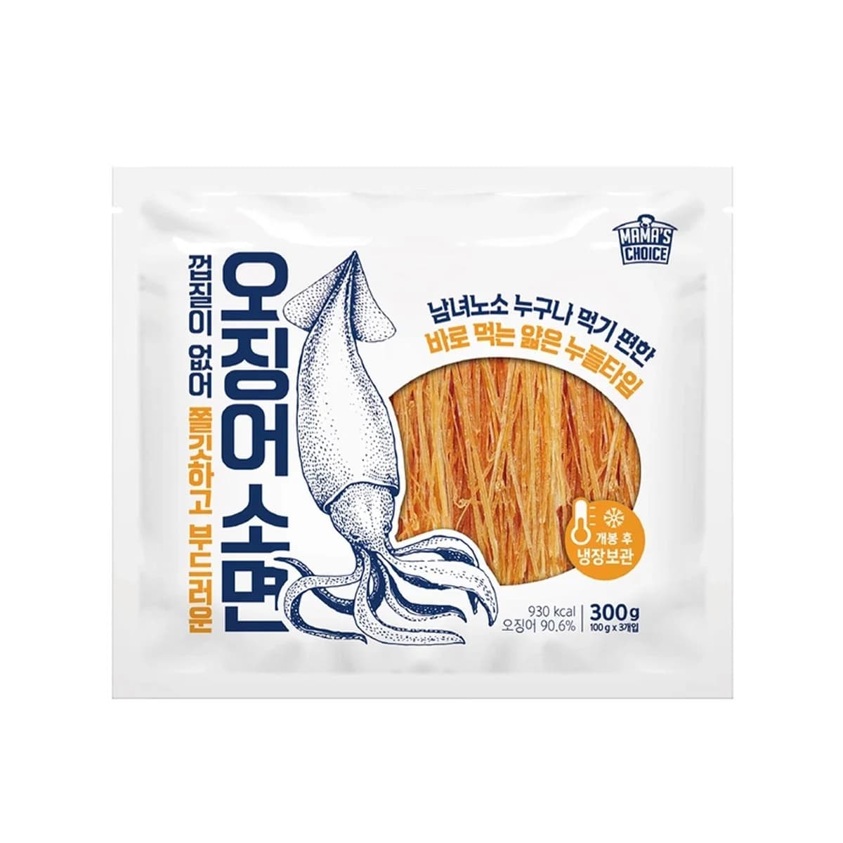 마마스초이스 MAMAS CHOICE 오징어소면 300G/100GX3
